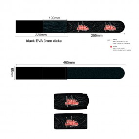 Ski Klettband Alpine mit Logo bedrucken | Skiband Werbe...